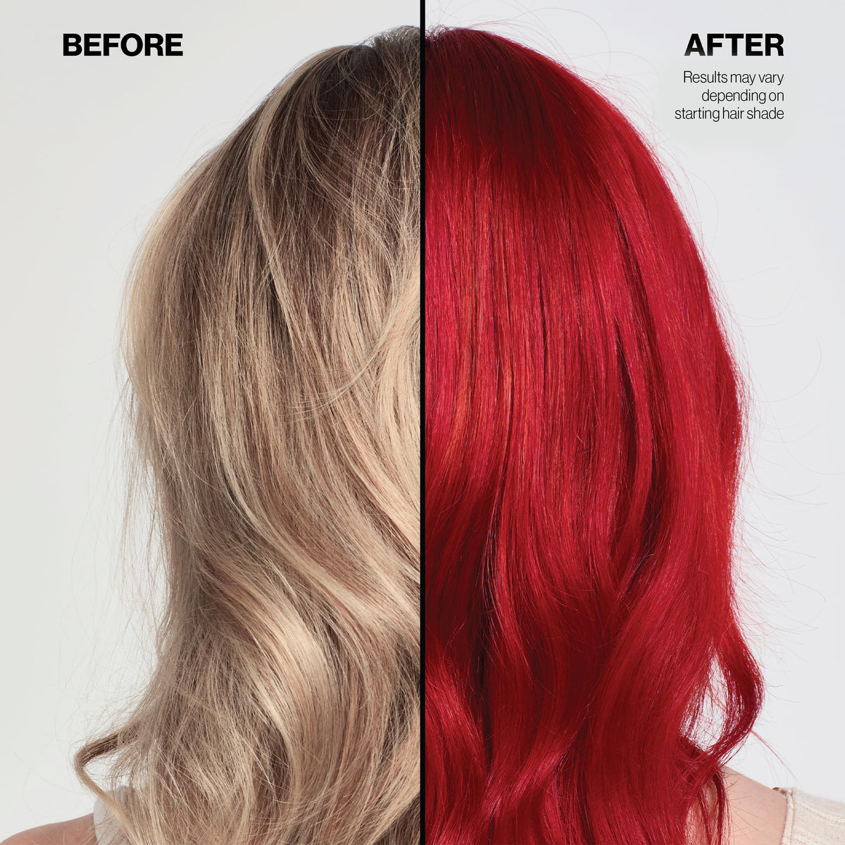 KERACOLOR Color + Clenditioner Red application on hair