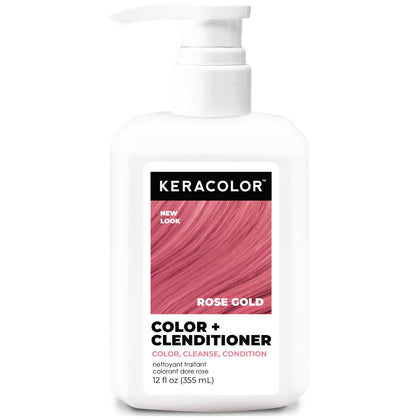 KERACOLOR Color + Clenditioner Rose Gold 12 Fl Oz front view