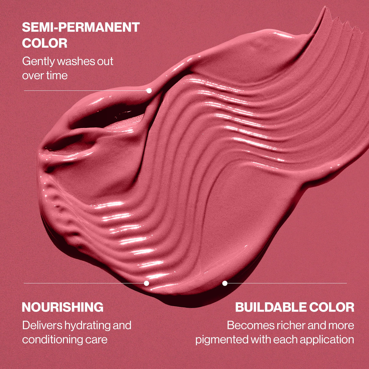 KERACOLOR Color + Clenditioner Rose Gold showing ingredients
