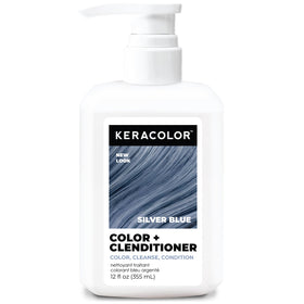 KERACOLOR Color + Clenditioner Silver Blue 12 Fl Oz front view