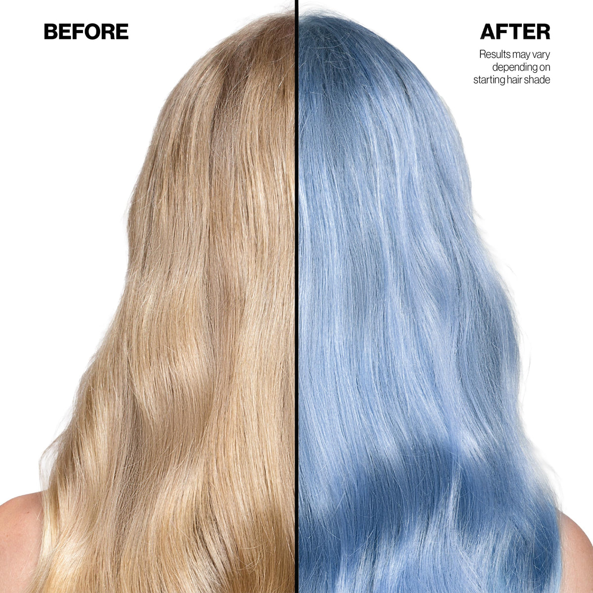 KERACOLOR Color + Clenditioner Silver Blue application on hair