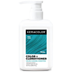 KERACOLOR Color + Clenditioner Teal 12 Fl Oz front view