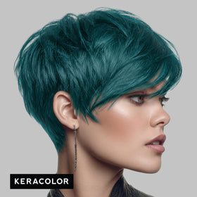 KERACOLOR Color + Clenditioner Teal in bathroom setting