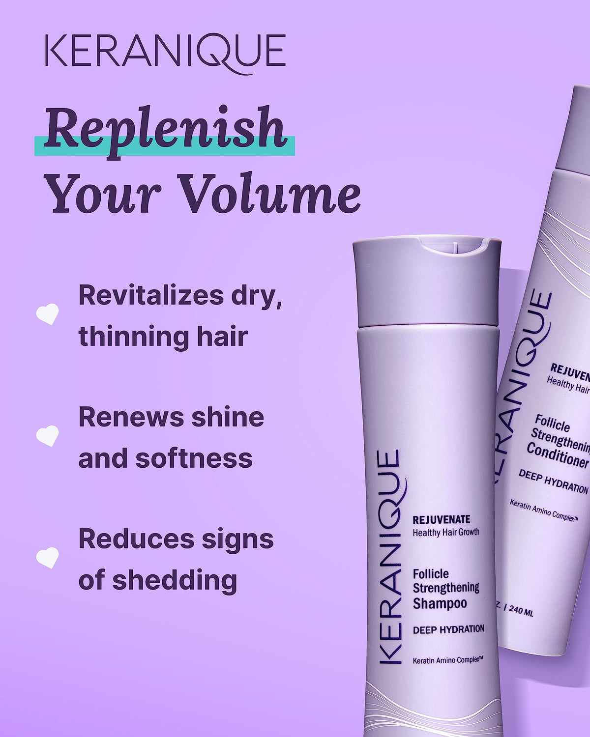 Keranique Deep Hydration Conditioner texture close-up