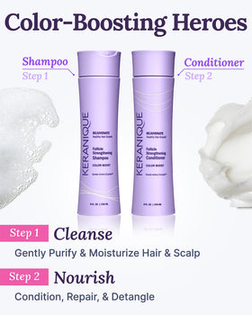 Keranique Rejuvenate Color support Conditioner close-up