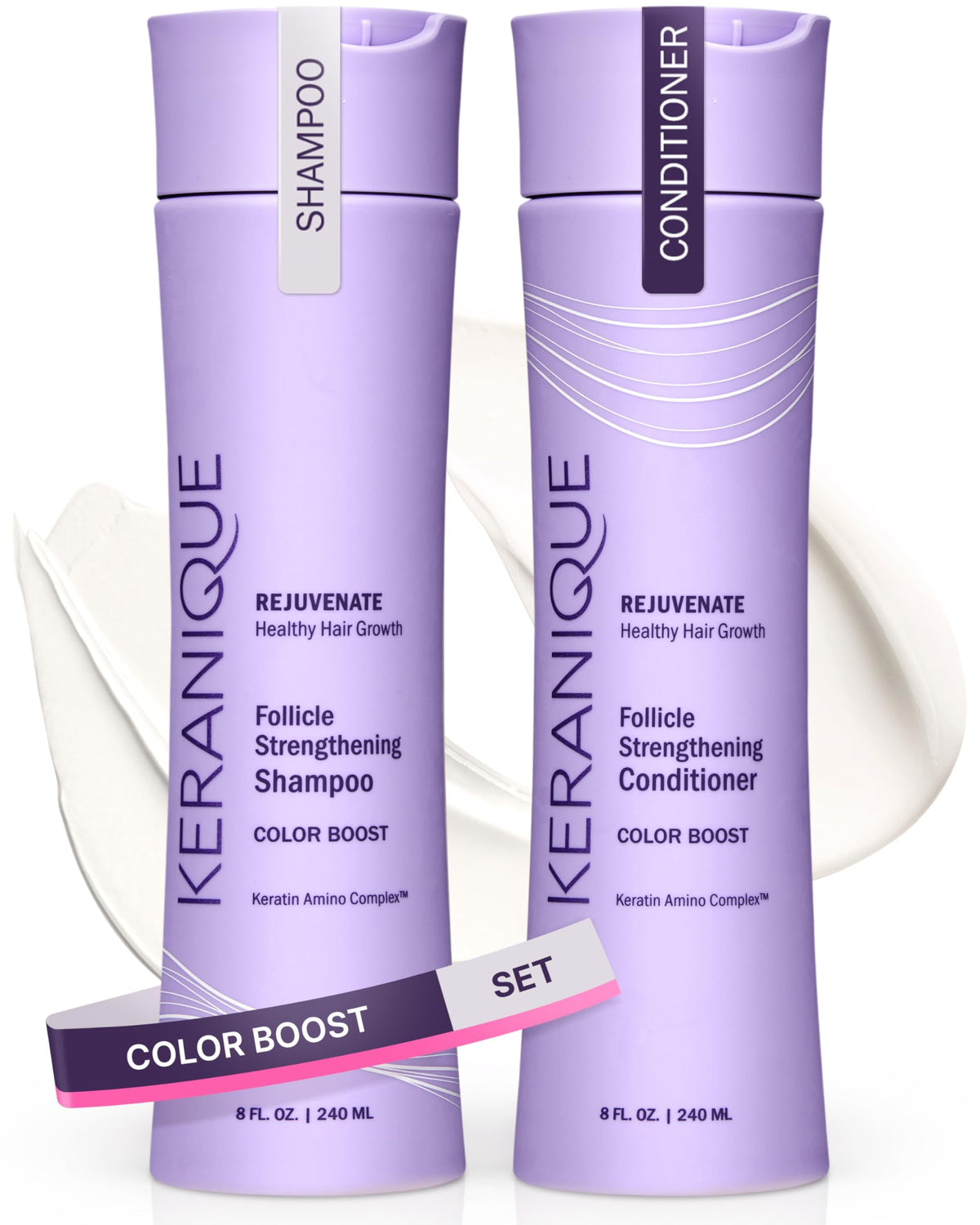 Keranique Rejuvenate Color support Shampoo front view