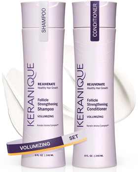 Keranique Volumizing Shampoo & Conditioner Set front view