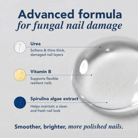 Kerasal Clear & Defend Nail Renewal Kit on a wooden table