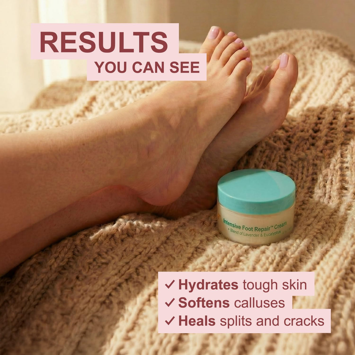 Kerasal Intensive Foot Repair Cream texture close-up