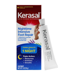 Kerasal Nighttime Intensive Foot Repair Ointment 1oz front view