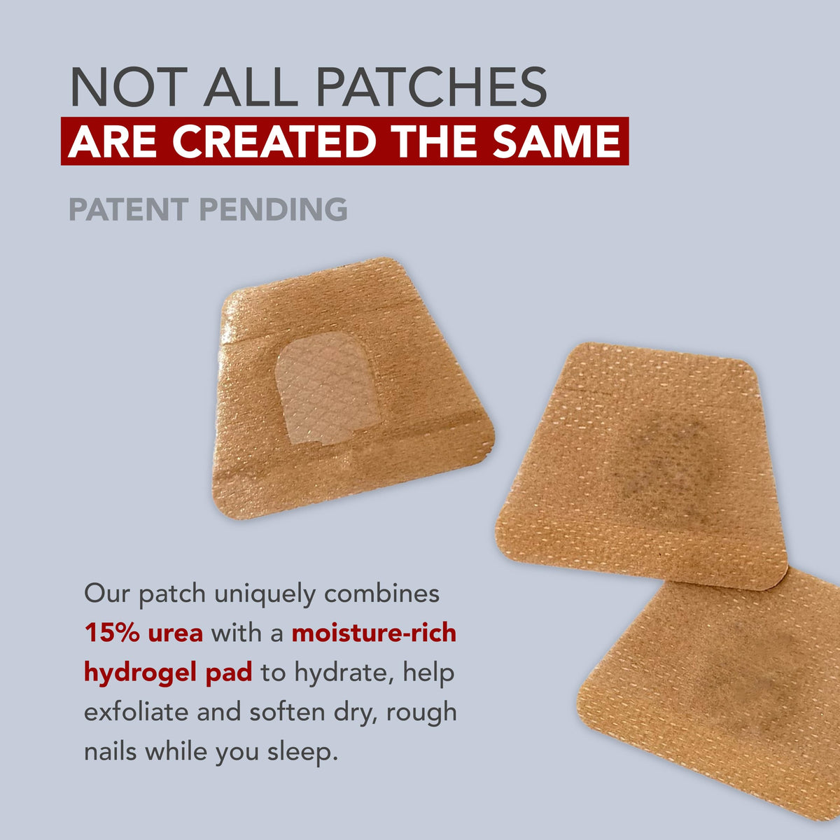 Kerasal Nighttime Nail Renewal Patches in a bathroom setting