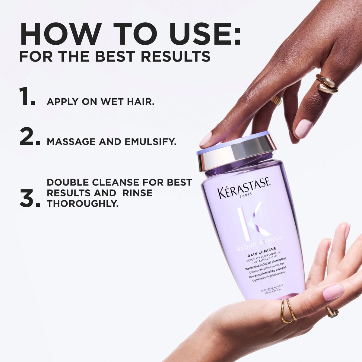 KÉRASTASE Blond Absolu shampoo with light reflection