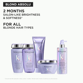 KÉRASTASE Blond Absolu shampoo with other hair care products