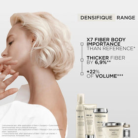 KÉRASTASE Densifique Shampoo in a bathroom setting