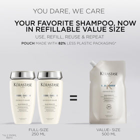 KÉRASTASE Densifique Shampoo with hyaluronic acid label