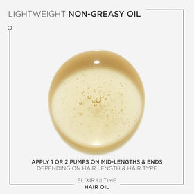 KÉRASTASE Elixir Ultime Hair Oil on hair strands