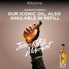 KÉRASTASE Elixir Ultime Hair Oil refill process step