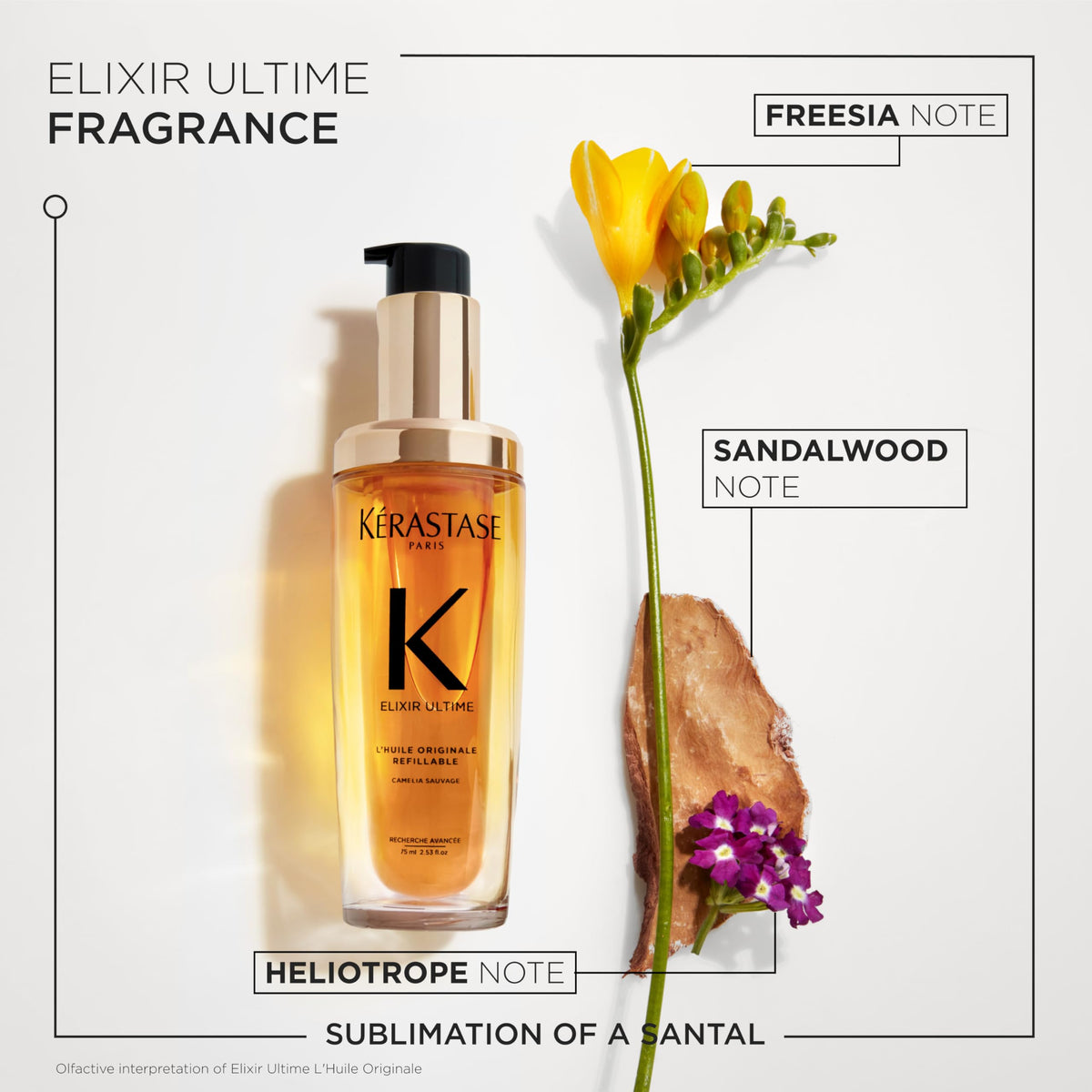 KÉRASTASE Elixir Ultime Hair Oil with styling tools