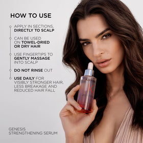 KÉRASTASE Genesis Hair Serum application on scalp