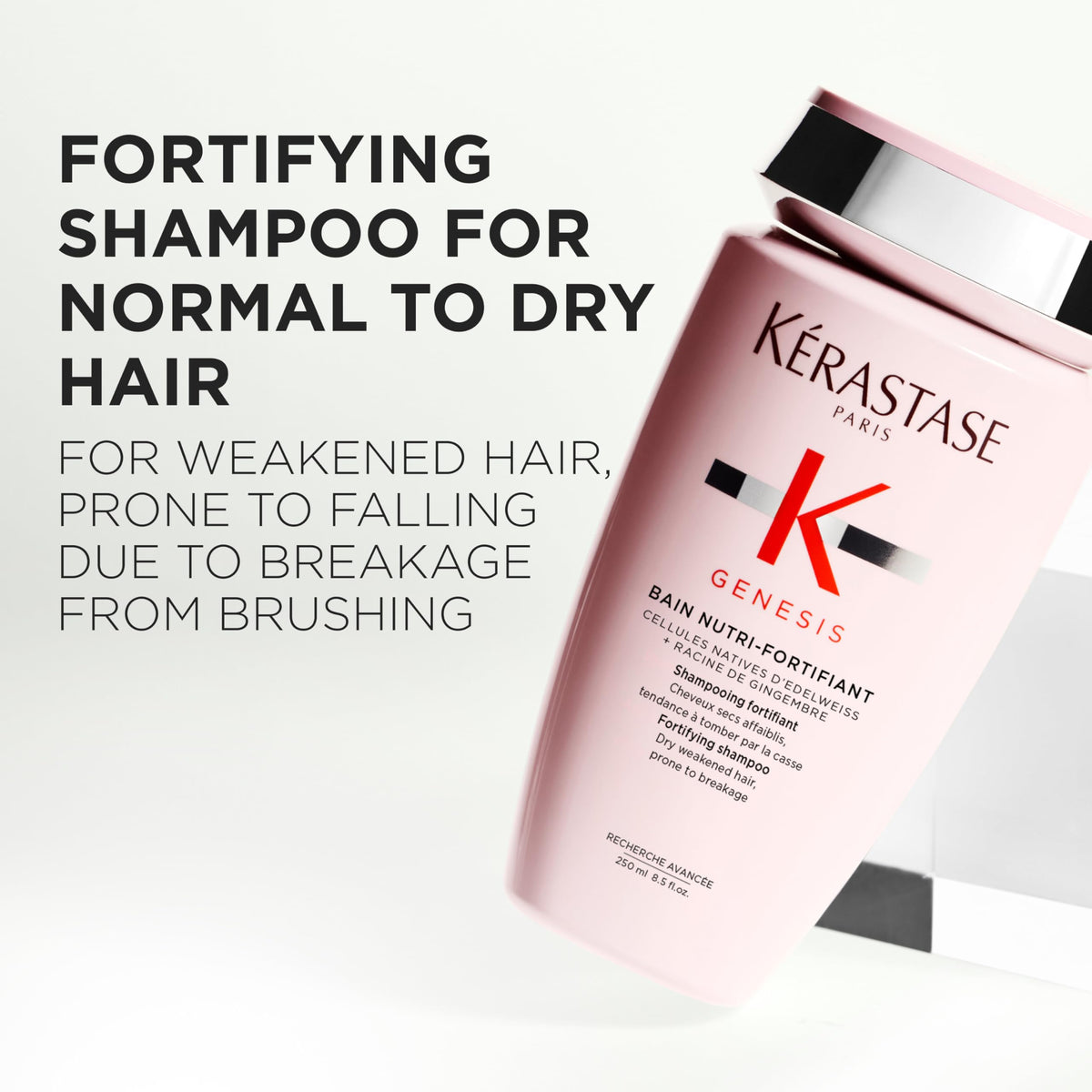 KÉRASTASE Genesis Shampoo bottle side view