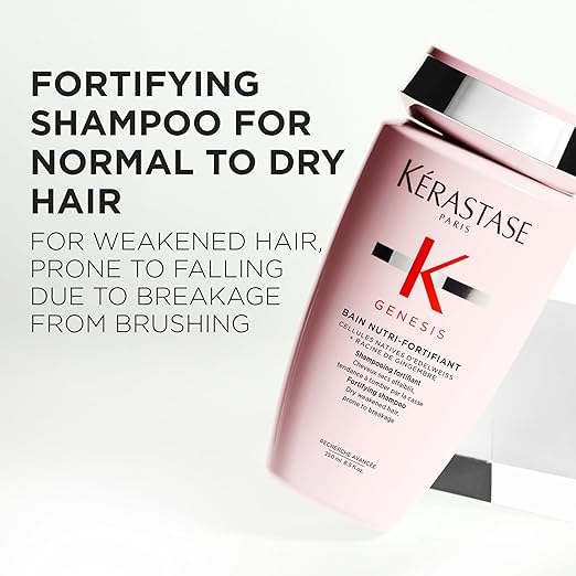 KÉRASTASE Genesis Shampoo packaging on a shelf