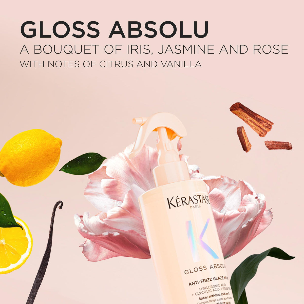 KÉRASTASE Gloss Absolu bottle with a blurred background