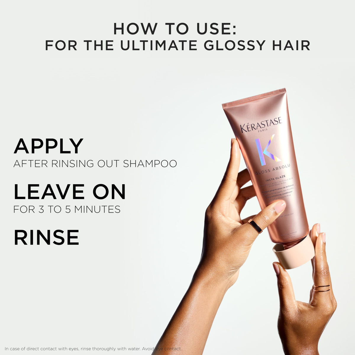 KÉRASTASE Gloss Absolu Conditioner in travel pouch