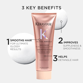 KÉRASTASE Gloss Absolu Conditioner on bathroom shelf