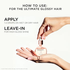 KÉRASTASE Gloss Absolu Glaze Drops 140g with fresh flowers