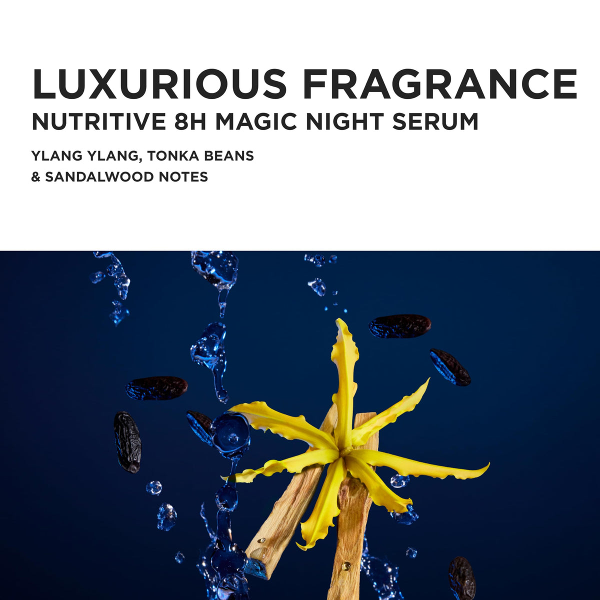 KÉRASTASE Nutritive 8H Magic Night Serum 280g application on hair