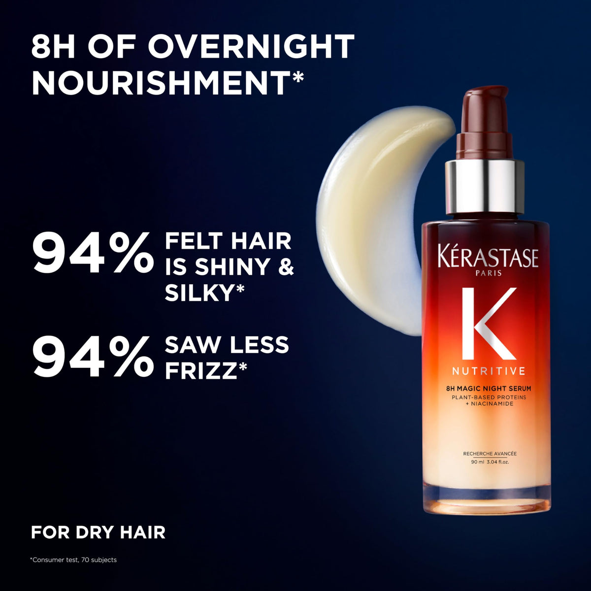KÉRASTASE Nutritive 8H Magic Night Serum 280g side view