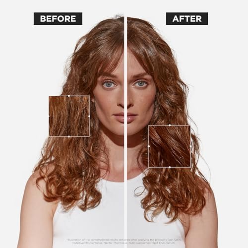 KÉRASTASE Nutritive 8H Magic Night Serum application on hair