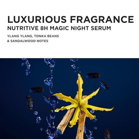 KÉRASTASE Nutritive 8H Magic Night Serum on a nightstand