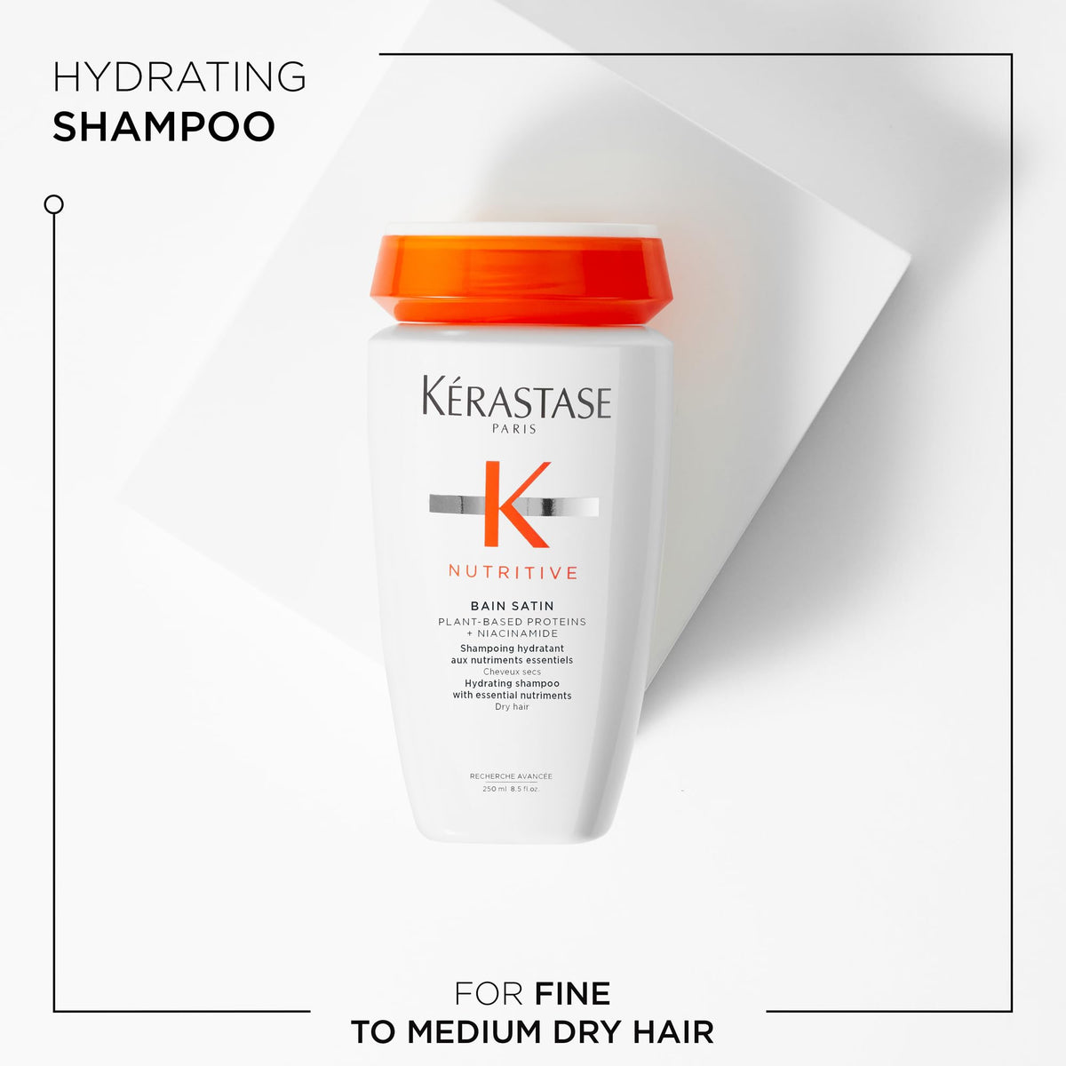 KÉRASTASE Nutritive Gentle Hydrating Shampoo bottle side view