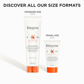 KÉRASTASE Nutritive Nectar Thermique Leave-In Cream being applied