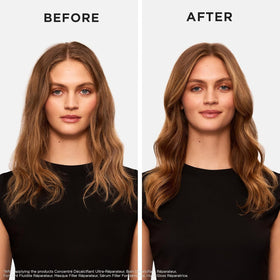 KÉRASTASE Première Bain Décalcifiant Shampoo application on hair