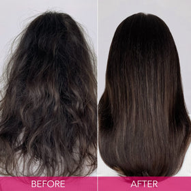 Keratin Complex Color Care Shampoo and Conditioner on bathroom shelf