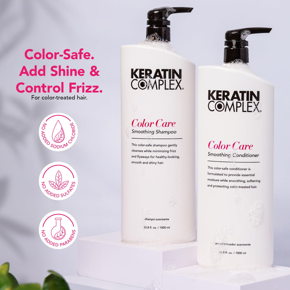 Keratin Complex Color Care Smoothing Conditioner front view 33.8 fl oz