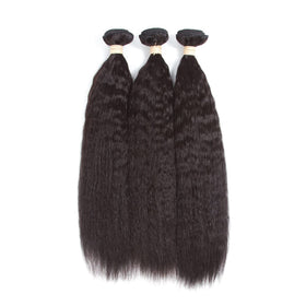 Kerriana Kinky Straight Hair Bundle 24 inch full view