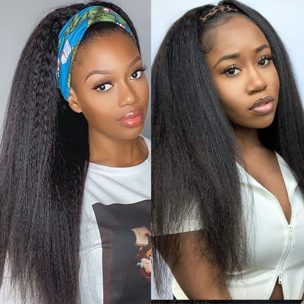 Kerriana Kinky Straight Hair Bundles displayed together