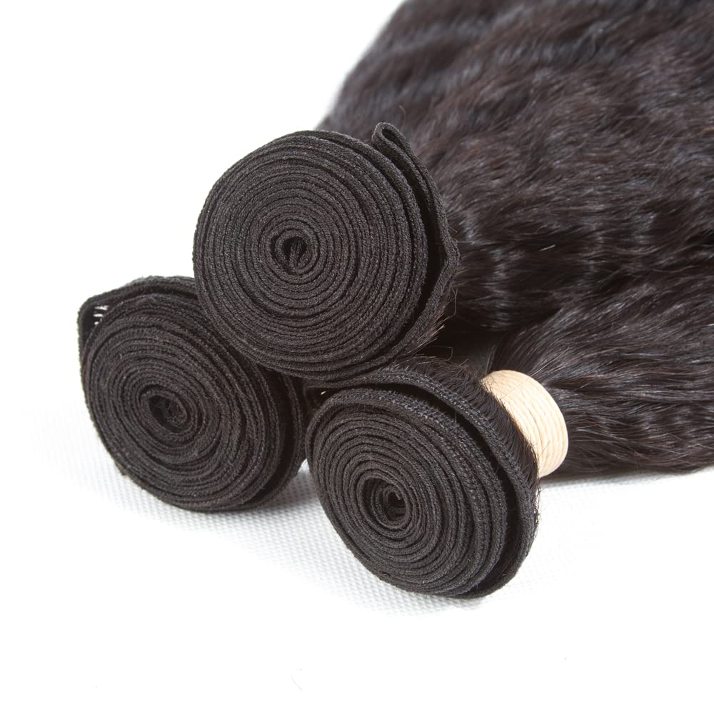 Kerriana Kinky Straight Hair Bundles packaging