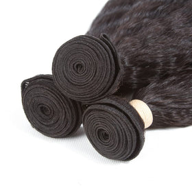 Kerriana Kinky Straight Hair Bundles packaging