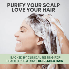 KESMEDIK Tea Tree Conditioner applied on hair