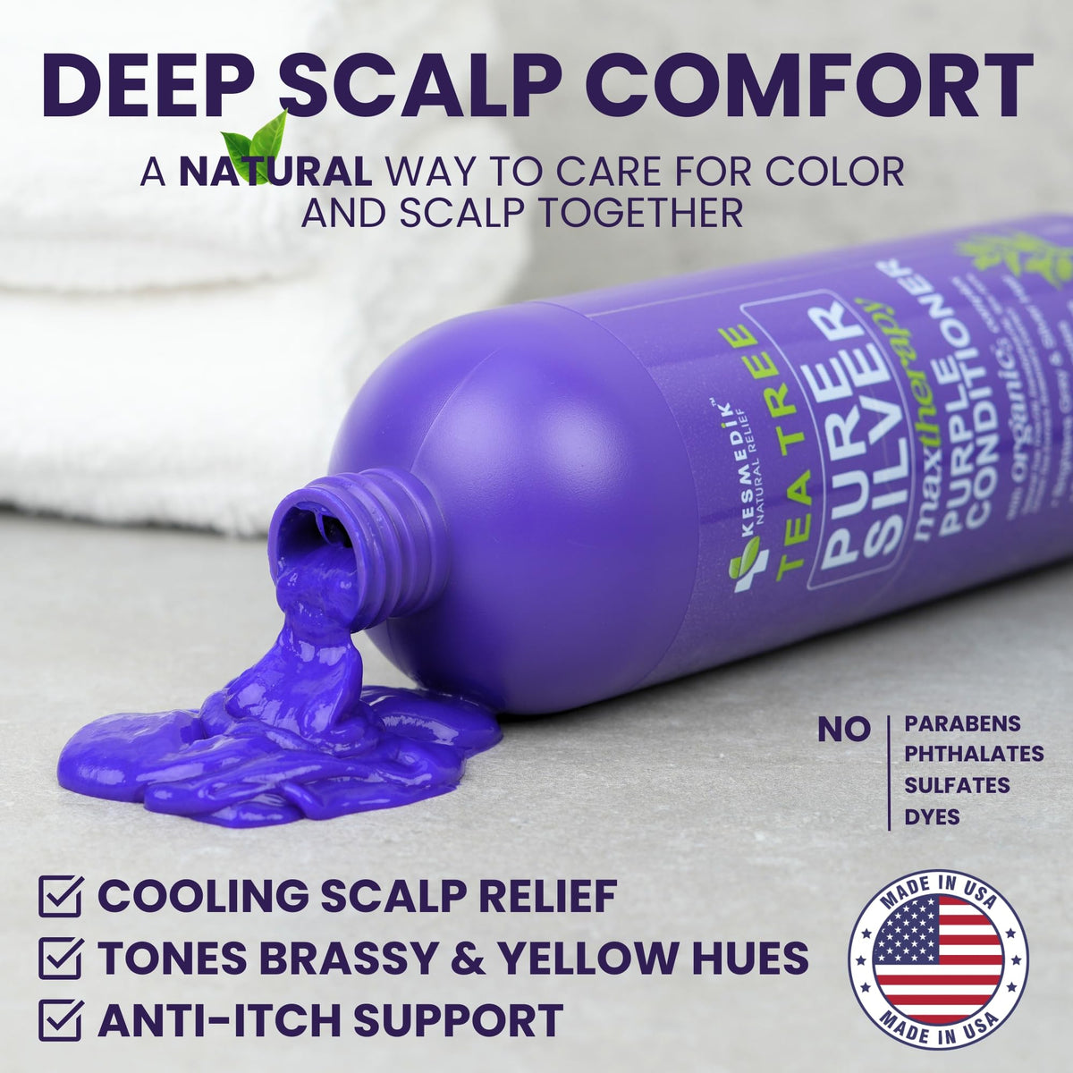 KESMEDIK Tea Tree Conditioner back view