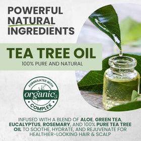 KESMEDIK Tea Tree Shampoo MaxTherapy with tea tree leaves