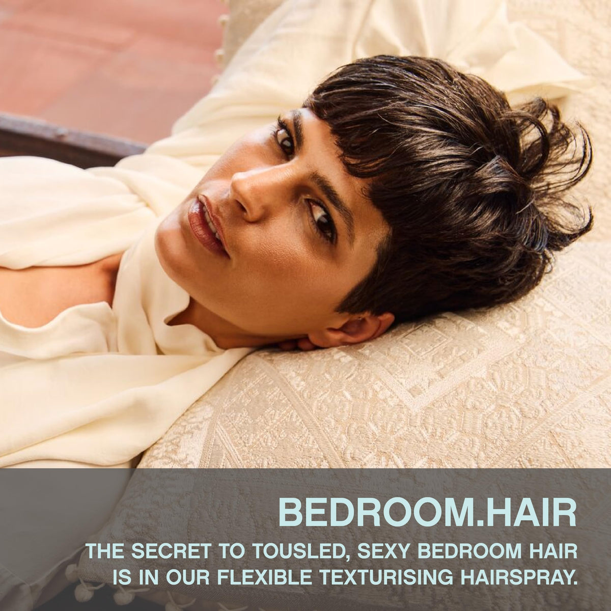 KEVIN.MURPHY BEDROOM.HAIR Spray side view with label