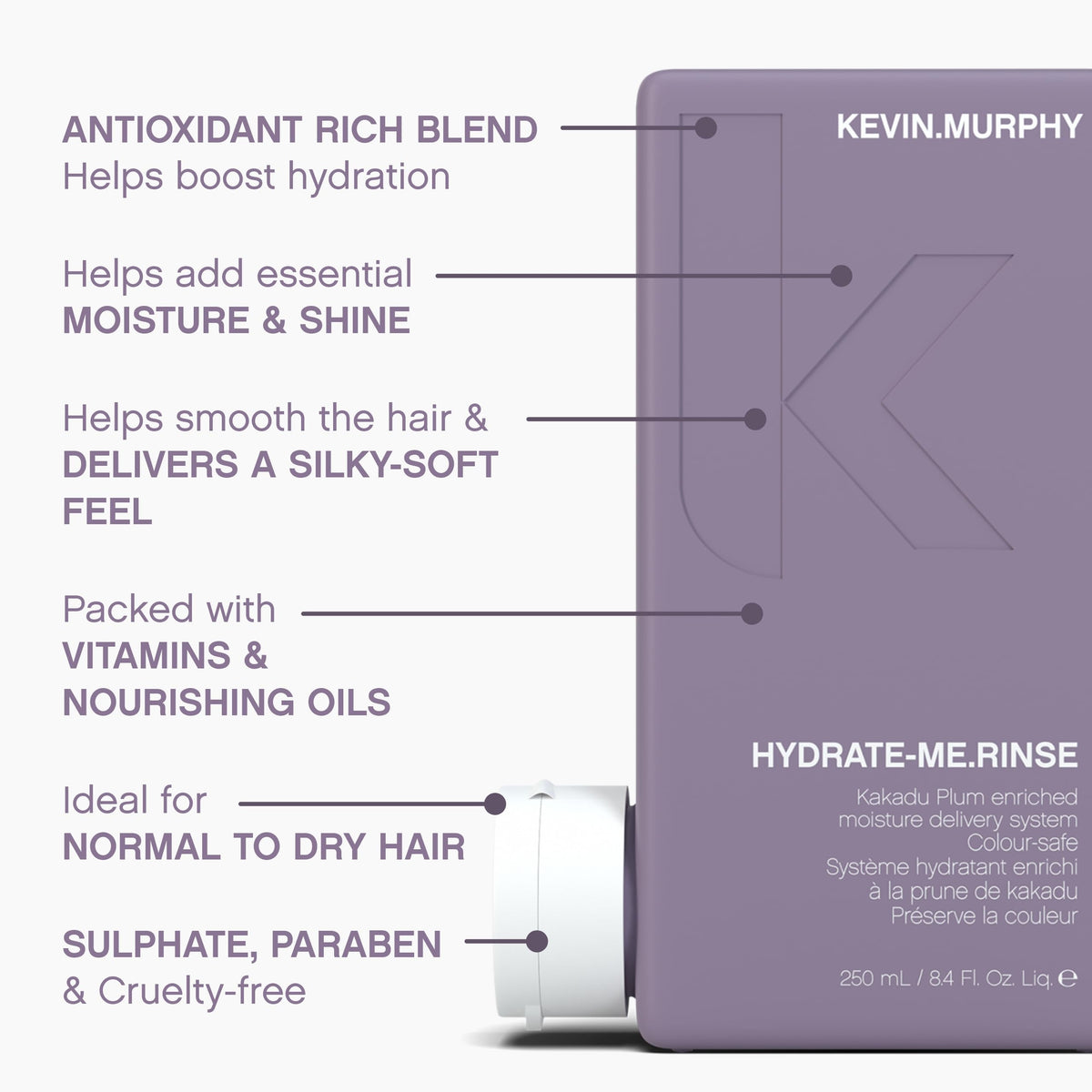KEVIN.MURPHY HYDRATE-ME.RINSE in a bathroom setting