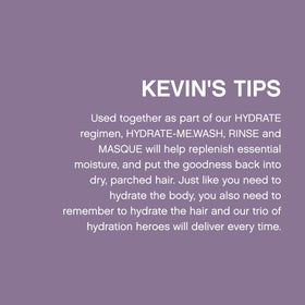 KEVIN.MURPHY HYDRATE-ME.RINSE texture on hand