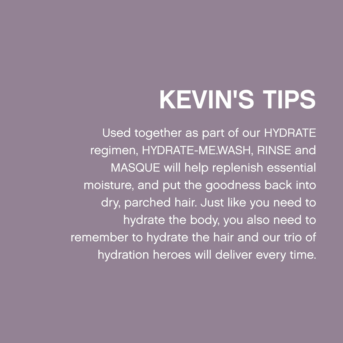 KEVIN.MURPHY HYDRATE-ME.WASH Hydrating Shampoo back view