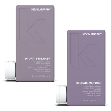 KEVIN.MURPHY HYDRATE-ME.WASH shampoo bottle front view, 8.4 fl oz